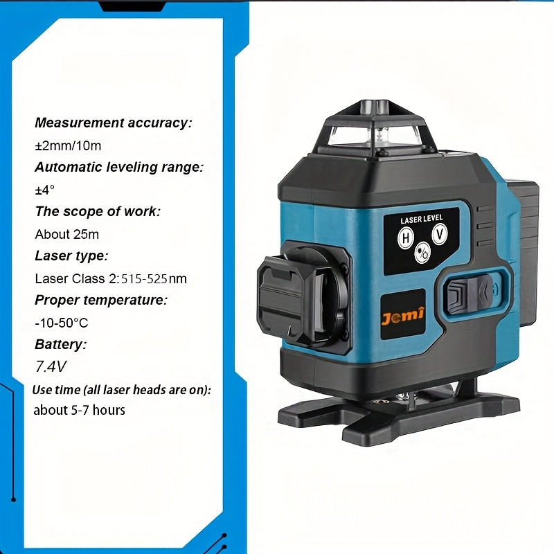 Kreuzlinienlaser, 4D Laser Waterwaage für Ausrichten – Detailansicht 2