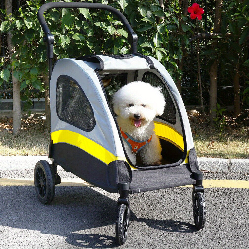 Küchen-Rollwagen, Faltbarer Kleinhundewagen für Haustiere – Hauptansicht