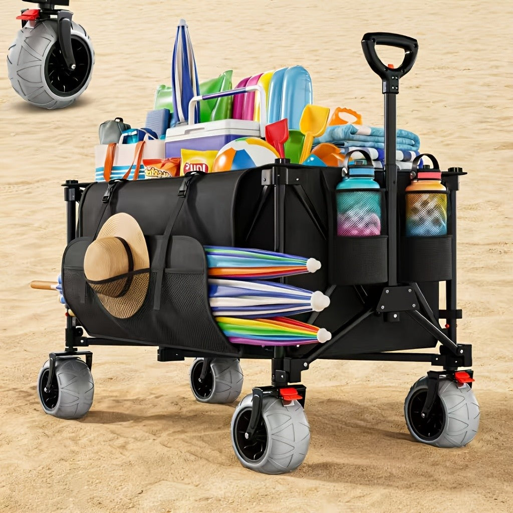 Küchen-Rollwagen, Schwarz für Garten und Terrasse – Detailansicht 10