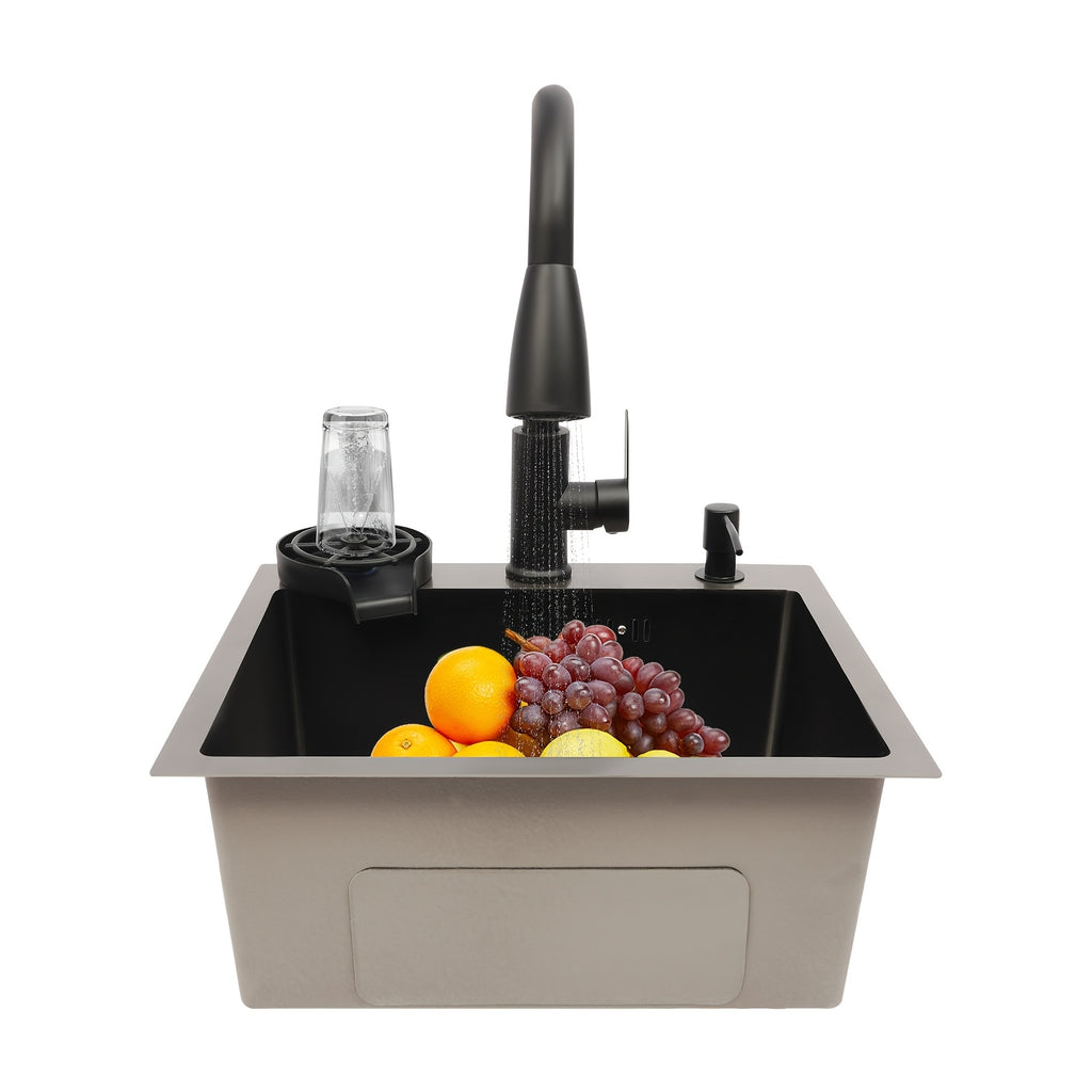 Küchenspüle, 16,54 x 14,57 x 7,87 Zoll für Küche und Essbereich – Detailansicht 6