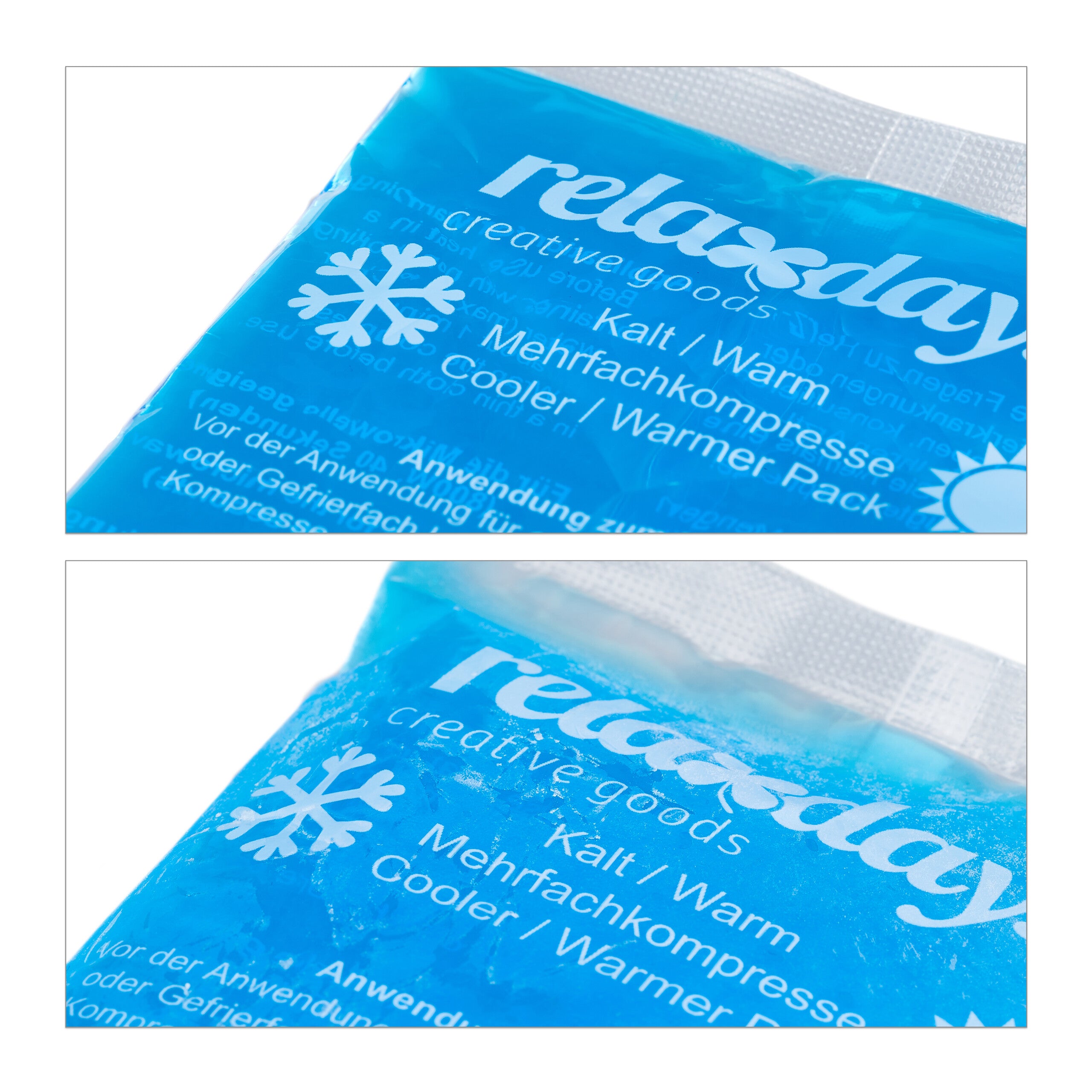 Kühlpads rechteckig 8er Set blau, 1 für Alltag und Zuhause – Detailansicht 4