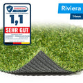 Kunststoffrasen Rolle, 40 mm Weiß für Garten und Terrasse – Hauptansicht