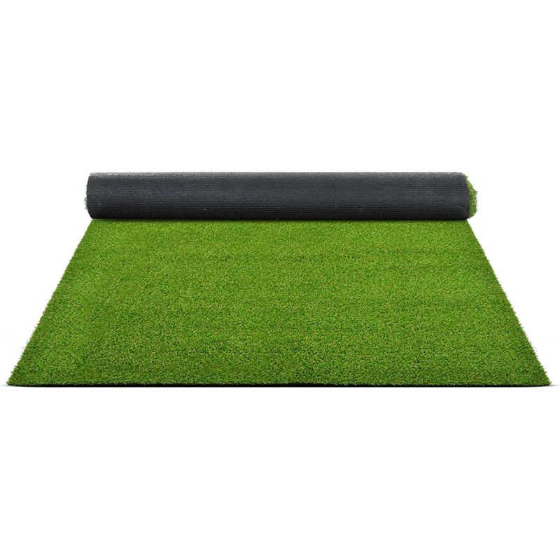 Kunststoffrasen Rolle, 40 mm Weiß für Garten und Terrasse – Detailansicht 10