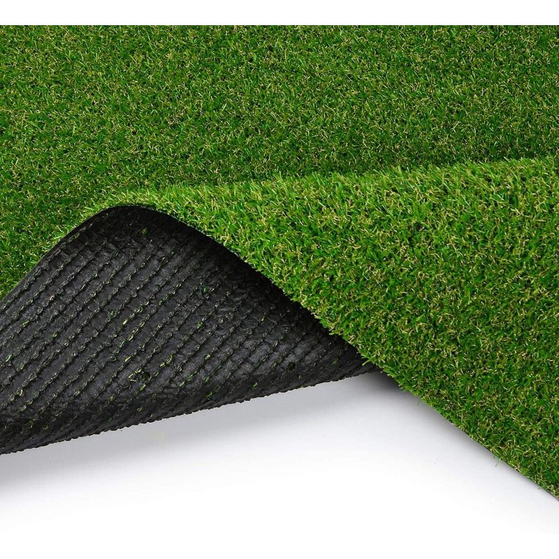 Kunststoffrasen Rolle, 40 mm Weiß für Garten und Terrasse – Detailansicht 17