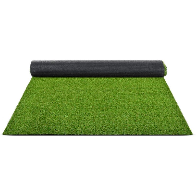 Kunststoffrasen Rolle, 40 mm Weiß für Garten und Terrasse – Detailansicht 18