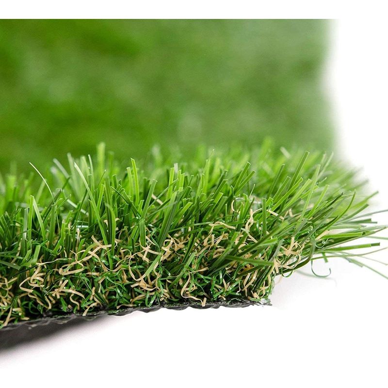 Kunststoffrasen Rolle, 40 mm Weiß für Garten und Terrasse – Detailansicht 21