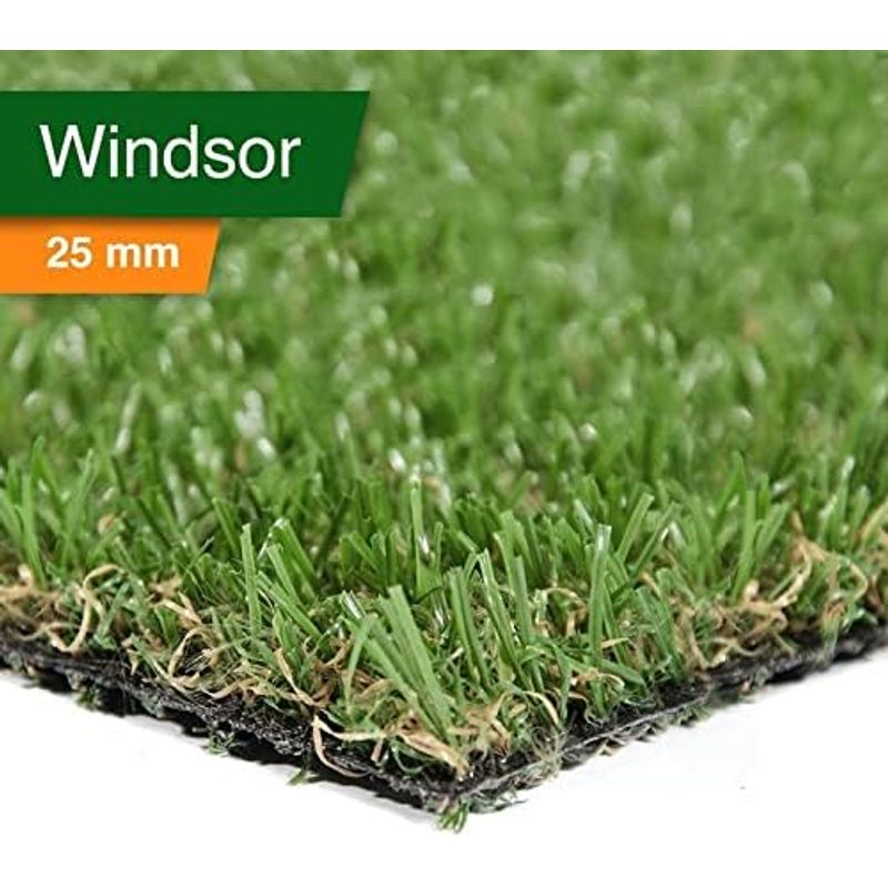 Kunststoffrasen Rolle, 40 mm Weiß für Garten und Terrasse – Detailansicht 23