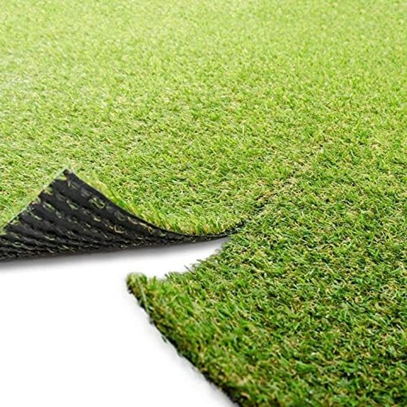 Kunststoffrasen Rolle, 40 mm Weiß für Garten und Terrasse – Detailansicht 28