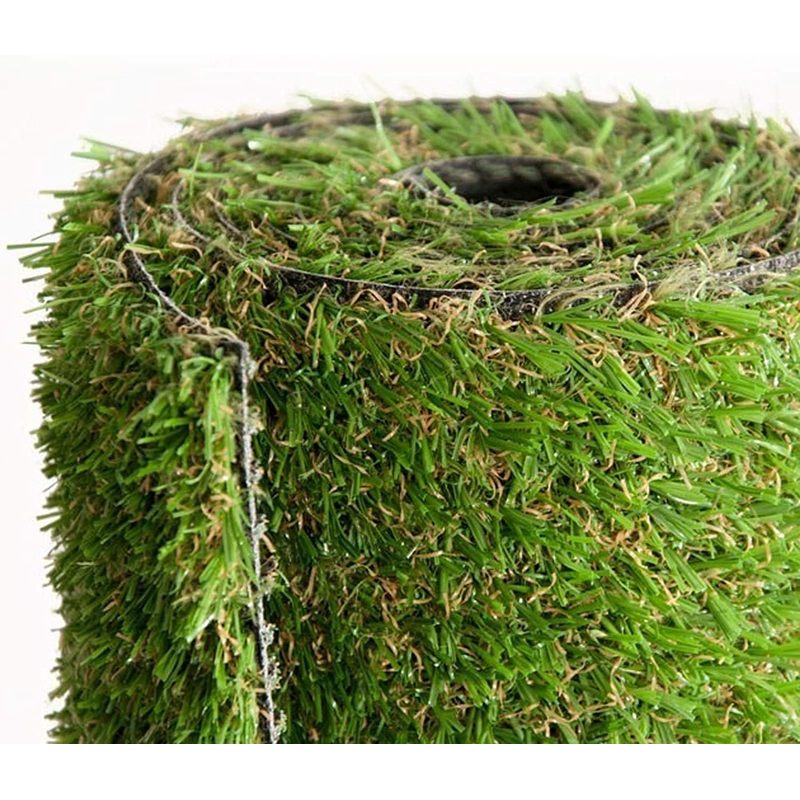 Kunststoffrasen Rolle, 40 mm Weiß für Garten und Terrasse – Detailansicht 30