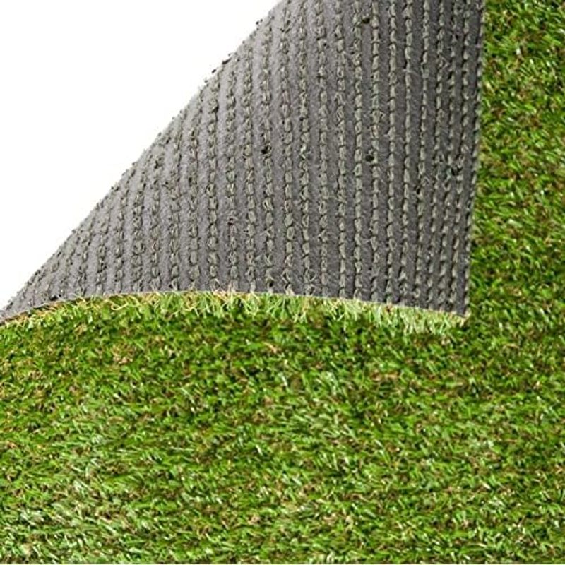 Kunststoffrasen Rolle, 40 mm Weiß für Garten und Terrasse – Detailansicht 33