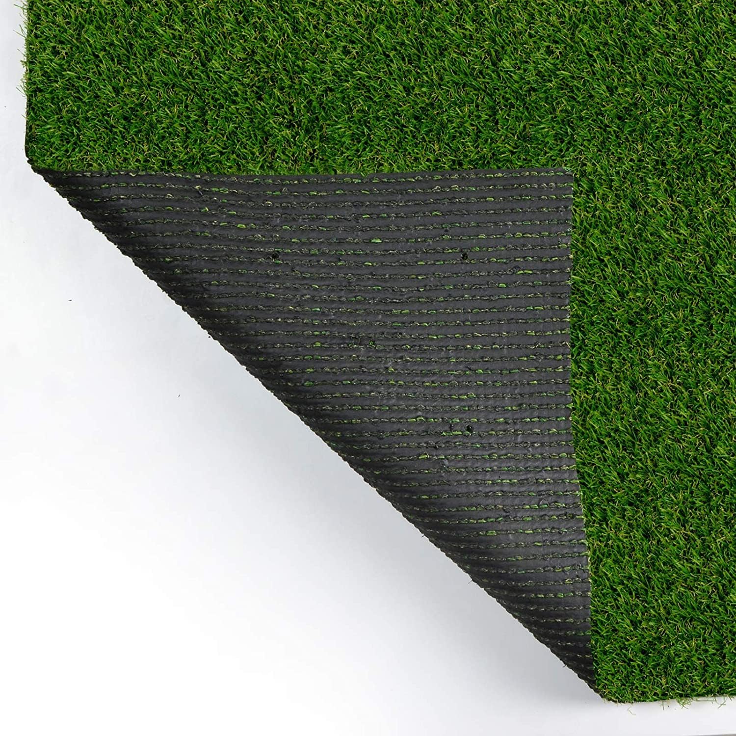 Kunststoffrasen Rolle, 40 mm Weiß für Garten und Terrasse – Detailansicht 49