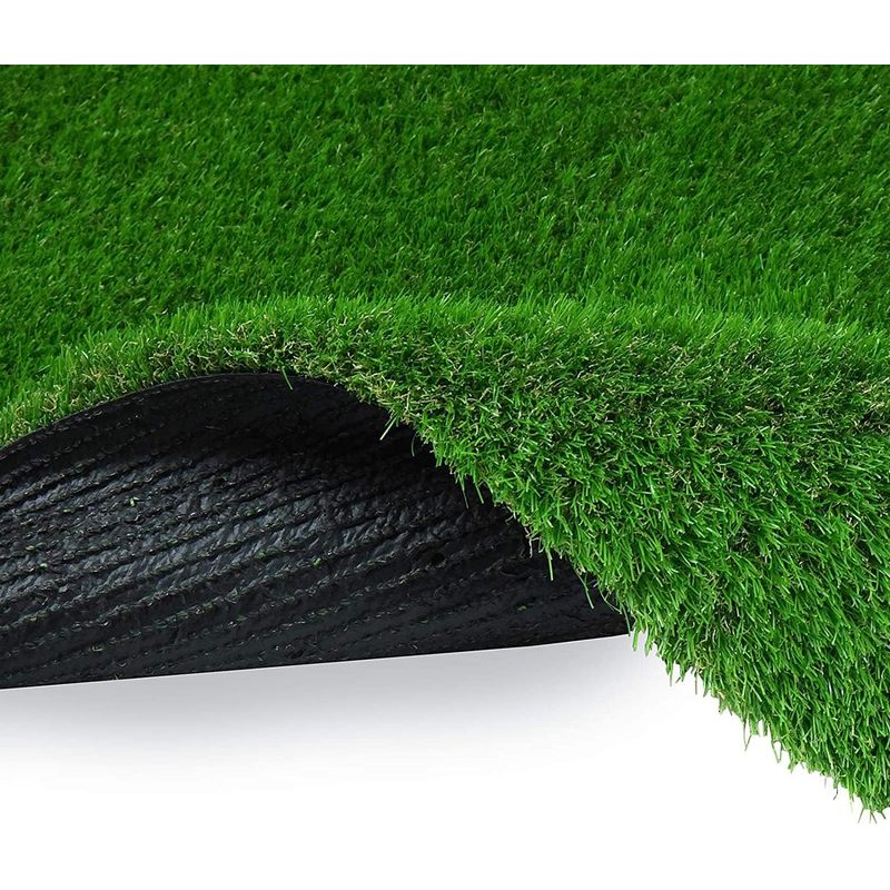 Kunststoffrasen Rolle, 40 mm Weiß für Garten und Terrasse – Detailansicht 58