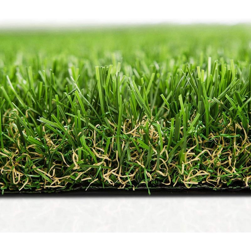 Kunststoffrasen Rolle, 40 mm Weiß für Garten und Terrasse – Detailansicht 64