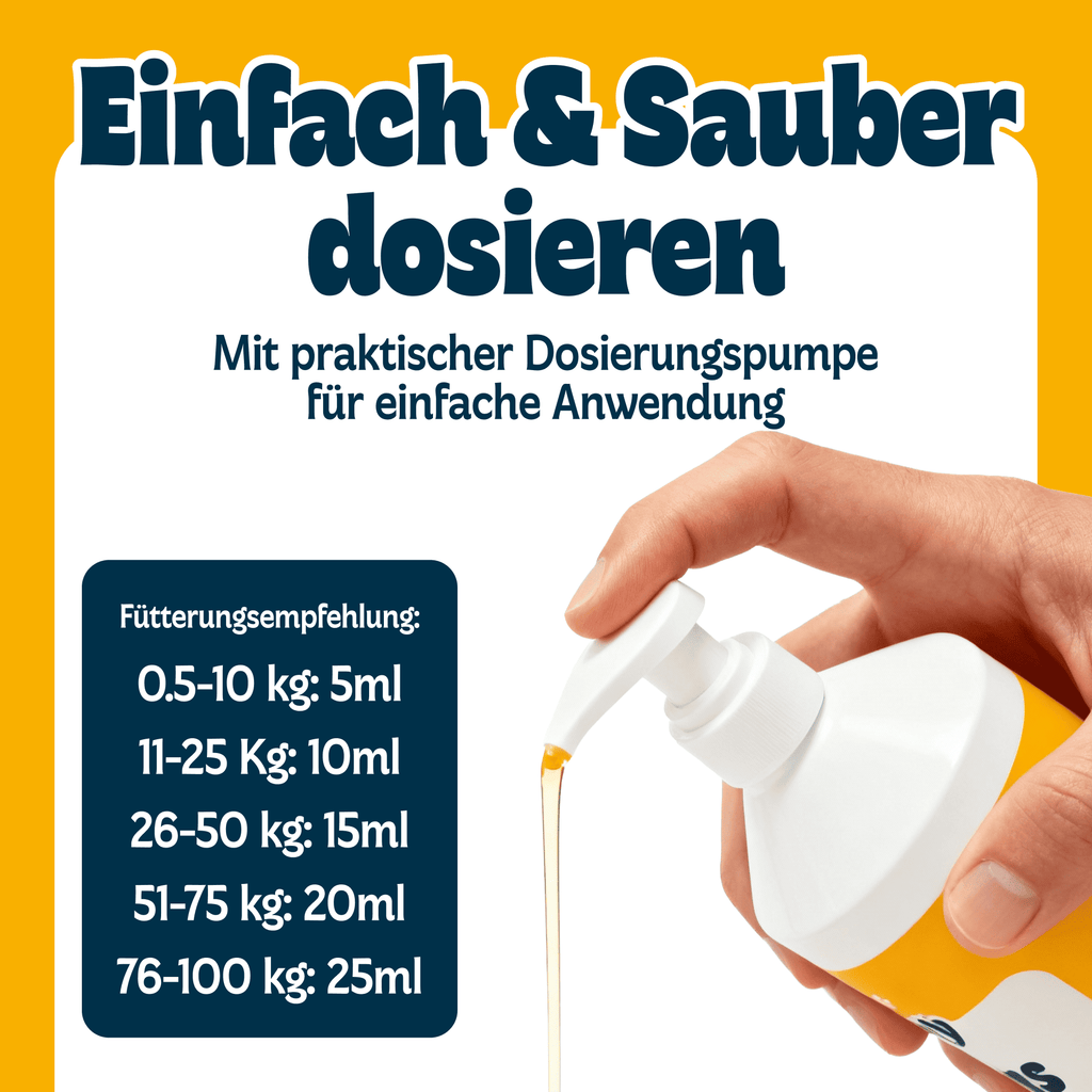 Lachsöl für Haustiere, 1L für Haustiere und Tierbedarf – Detailansicht 3