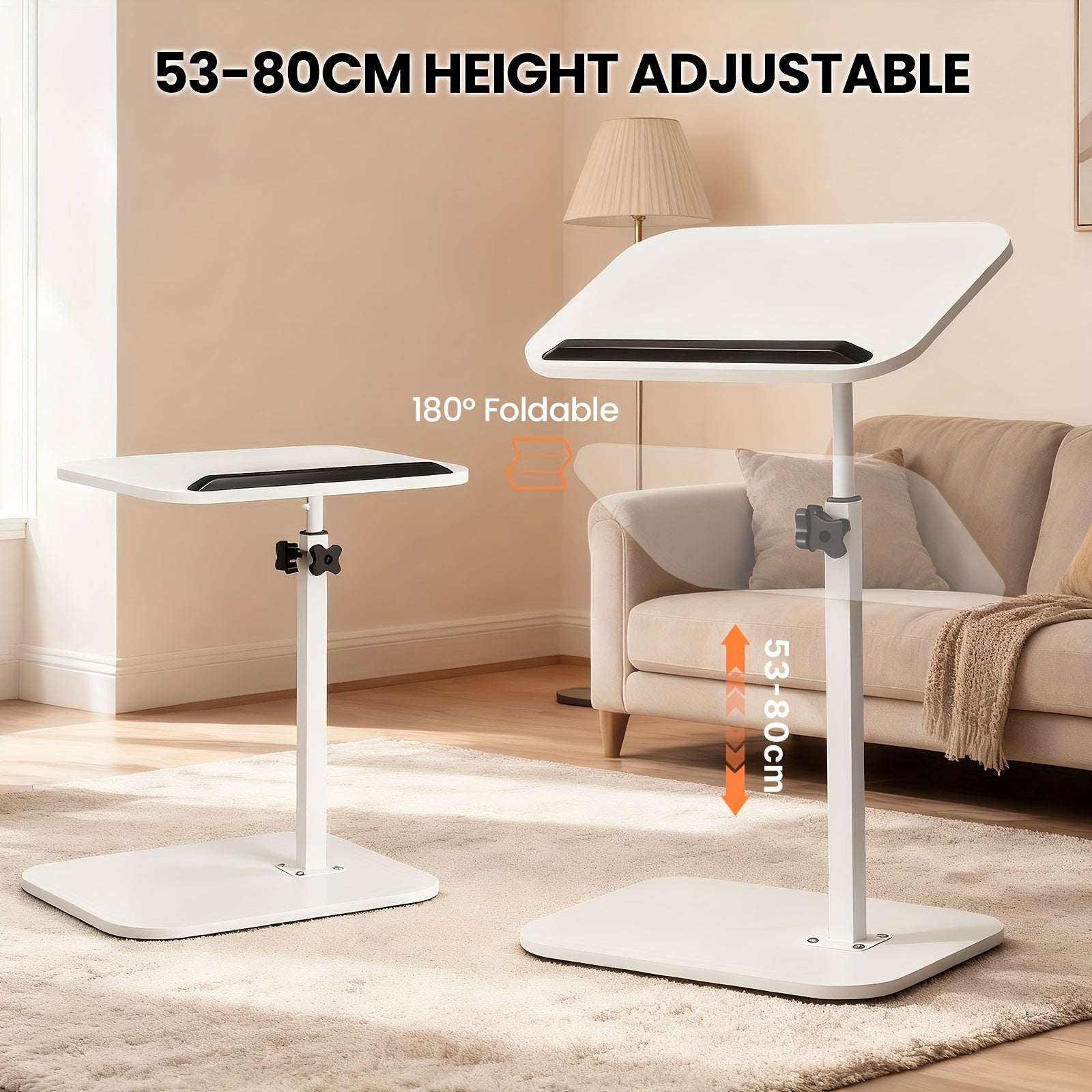 Laptoptisch fürs Bett, 360° drehbar für Bett – Detailansicht 9