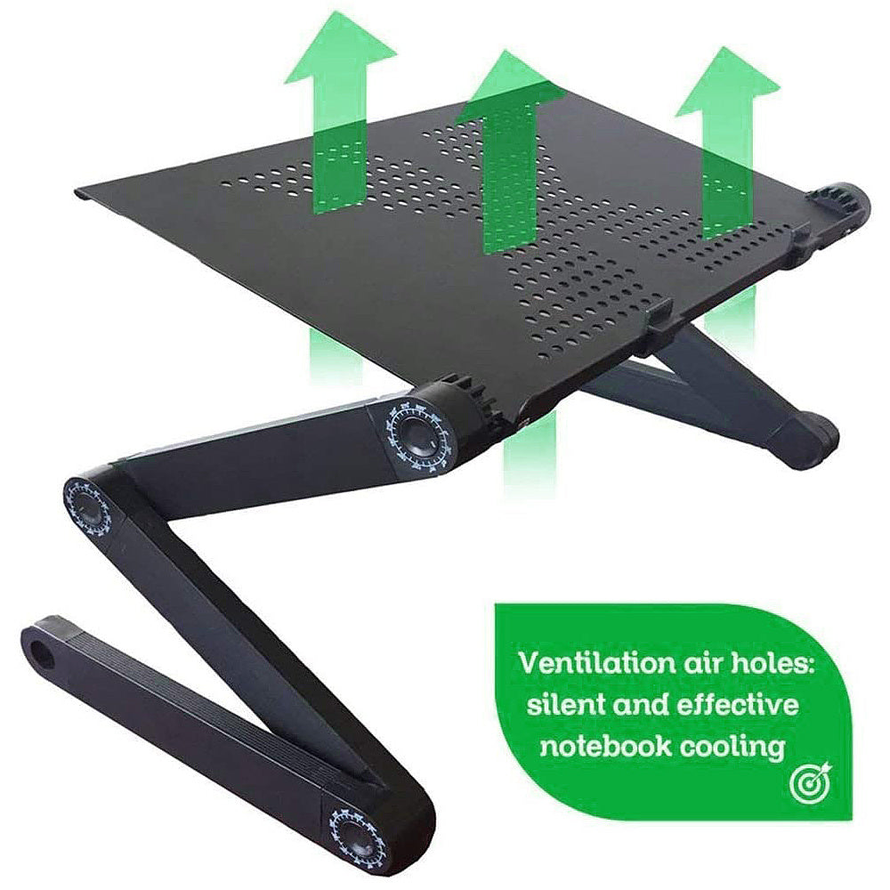 Laptoptisch fürs Bett, Aluminium für Bett und Sofa – Detailansicht 7