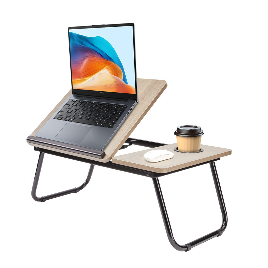 Laptoptisch fürs Bett, Holzmaserung für Sofa und Bett – Detailansicht 6