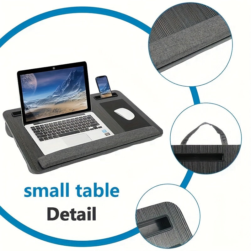 Laptoptisch fürs Bett, Robuste Holzstruktur für Bett – Detailansicht 5