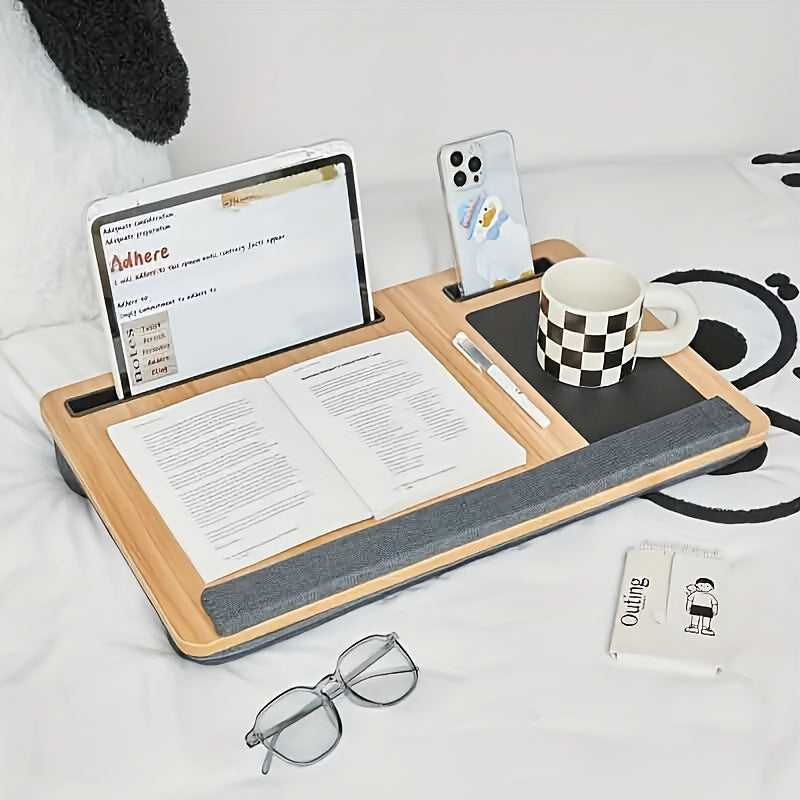 Laptoptisch fürs Bett, Robuste Holzstruktur für Bett – Detailansicht 8