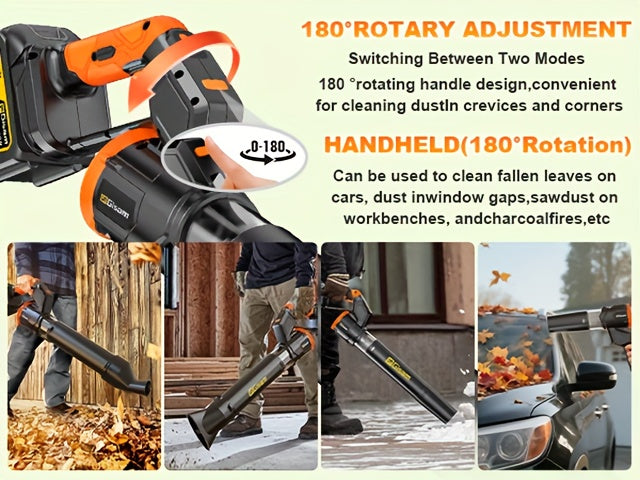 Laubbläser, 6.0Ah für Garten und Terrasse – Detailansicht 9