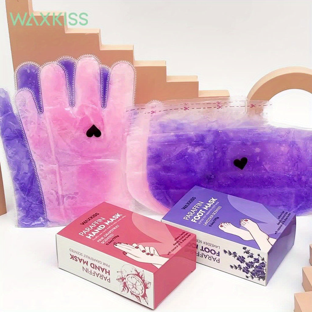 Lavendel Handwachs-Feuchtigkeitspflegeset, Rosa Handmaske für Pflege zu Hause und Alltag – Detailansicht 14
