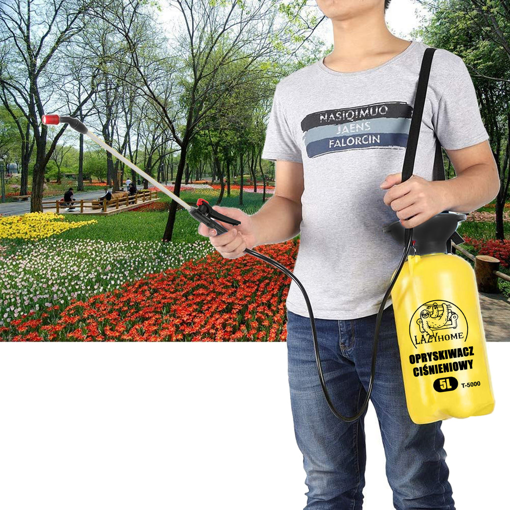 LAZYhome Druck-Gartenspritze, 5L für Garten und Terrasse – Detailansicht 8