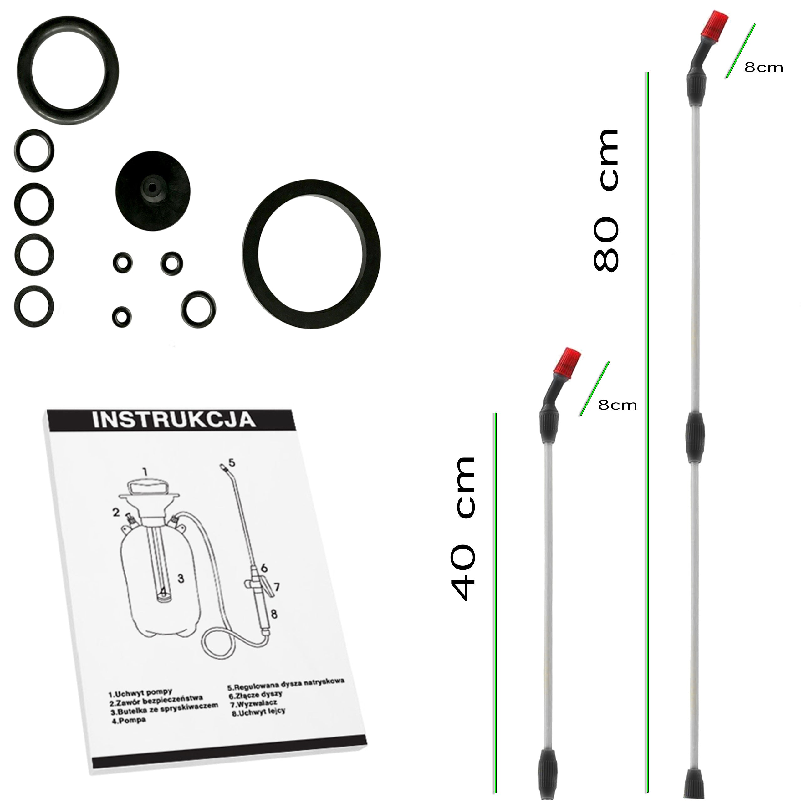 LAZYhome Druck-Gartenspritze, 5L für Garten und Terrasse – Detailansicht 14