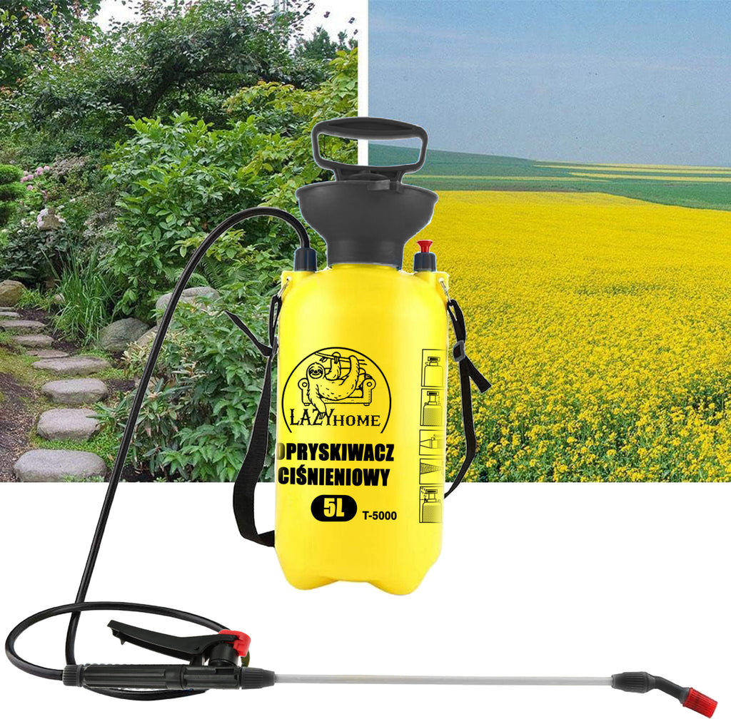 LAZYhome Druck-Gartenspritze, 5L für Garten und Terrasse – Detailansicht 28