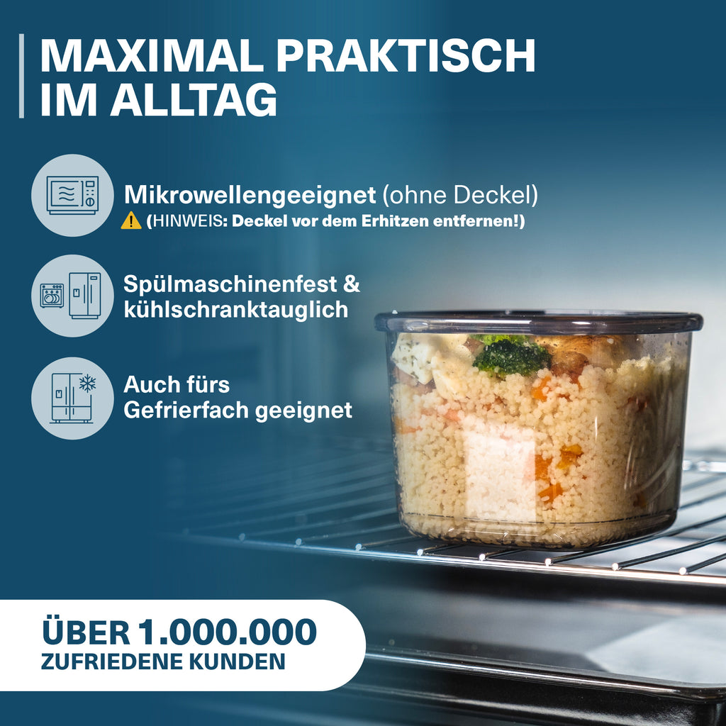 Lebensmittelbehälter-Set für Küche und Essbereich – Detailansicht 4