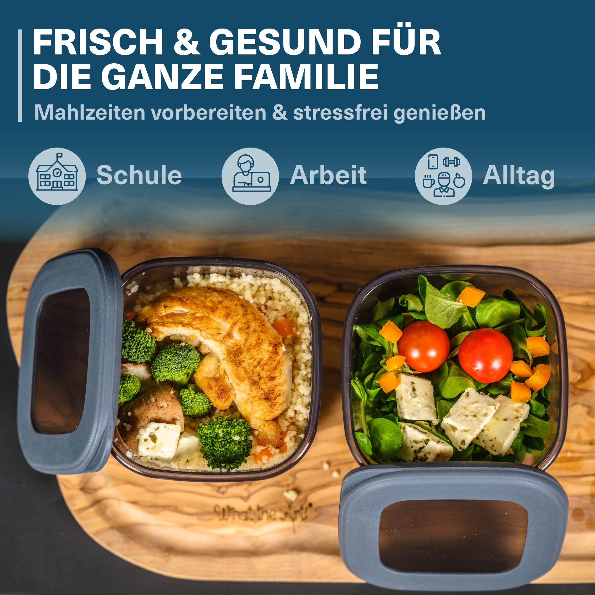 Lebensmittelbehälter-Set für Küche und Essbereich – Detailansicht 5
