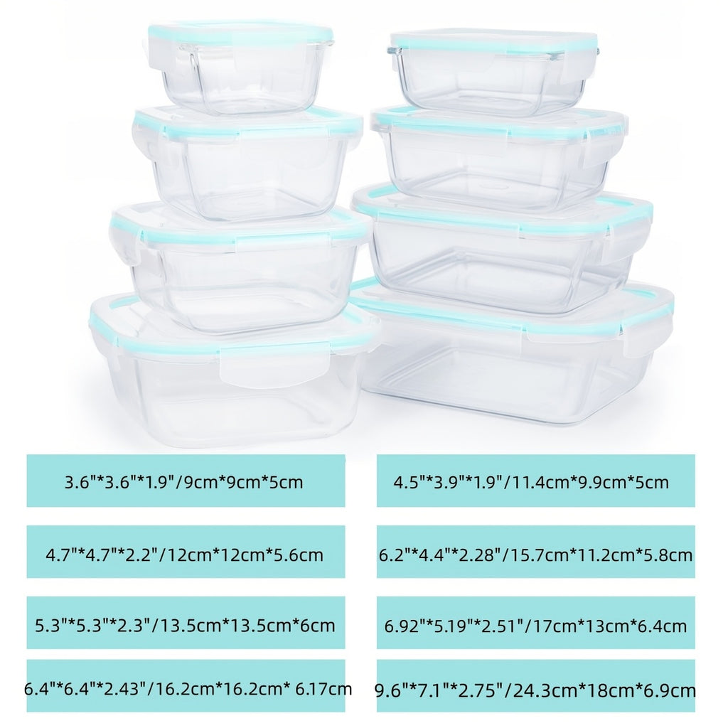 Lebensmittelbehälter-Set, Glas für Küche und Essbereich – Hauptansicht