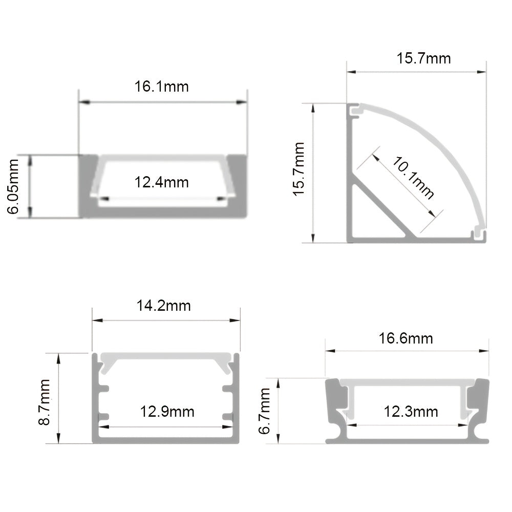 LED-Aluminiumprofil, LED-Beleuchtung für Haustiere und Zuhause – Detailansicht 3