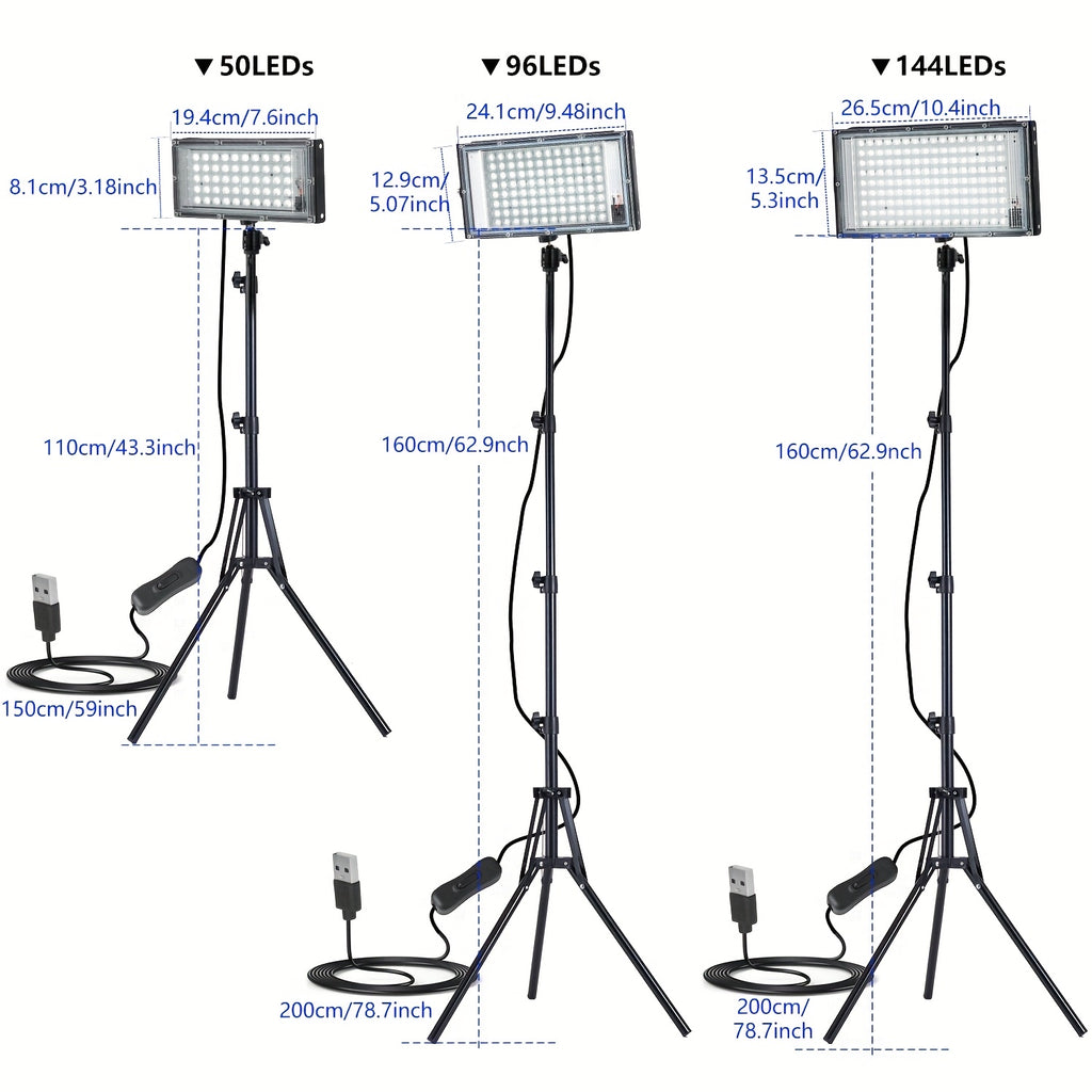 LED-Arbeitsleuchte, 200 cm für Werkstatt und Heimwerken – Detailansicht 2