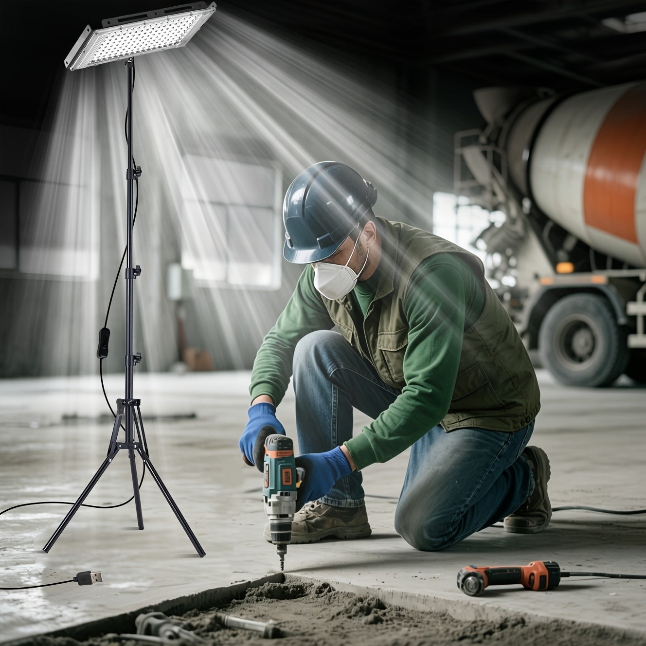 LED-Arbeitsleuchte, 36V für Werkstatt und Heimwerken – Hauptansicht