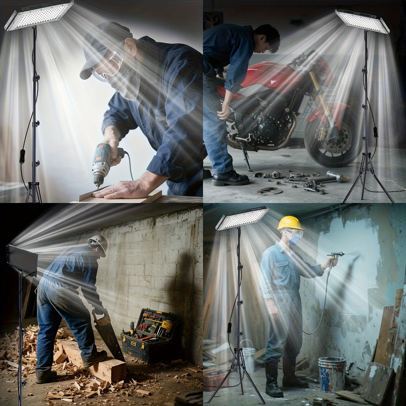 LED-Arbeitsleuchte, 36V für Werkstatt und Heimwerken – Detailansicht 10