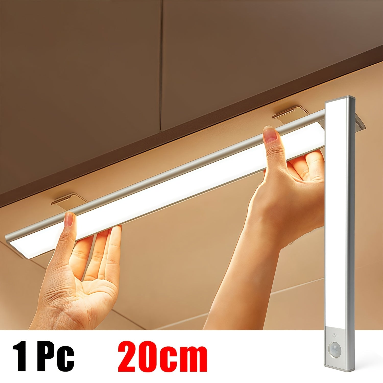 LED-Bewegungsmelderleuchte, 2 Packungen (30 cm / 11,81 Zoll) für Essbereich und Küche – Detailansicht 15