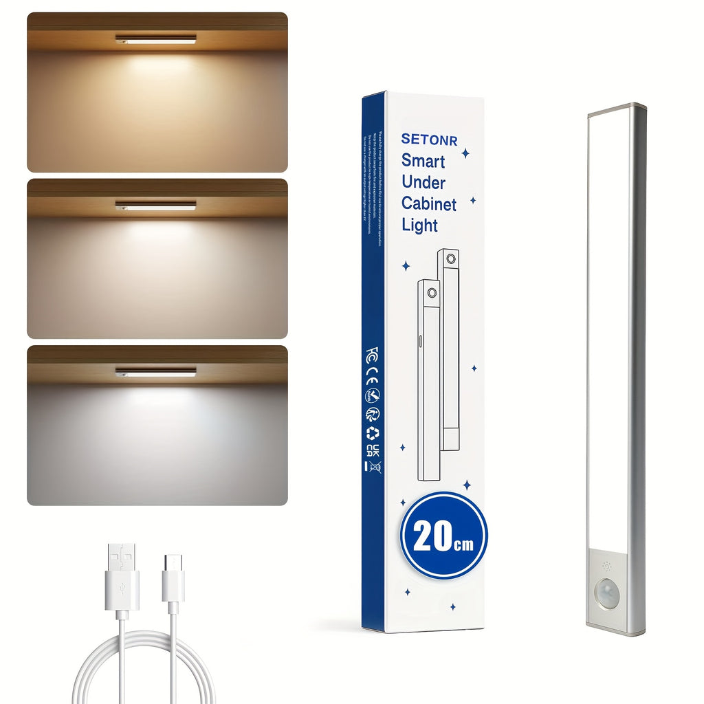 LED-Bewegungsmelderleuchte, 2er-Pack für Küche und Essbereich – Detailansicht 3