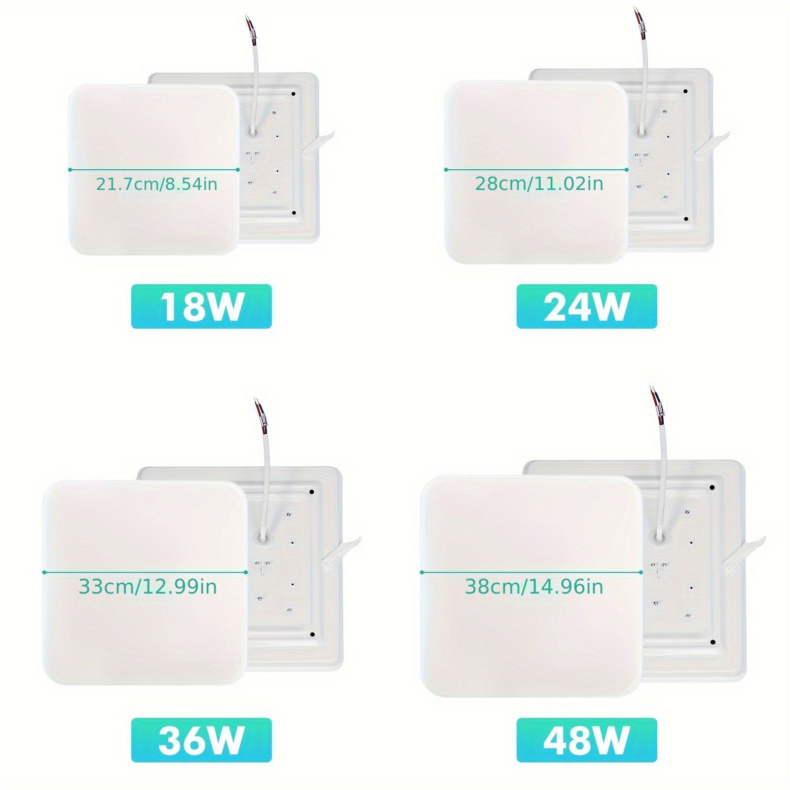 LED-Deckenleuchte, 10 Stück/Set für Zuhause – Detailansicht 4
