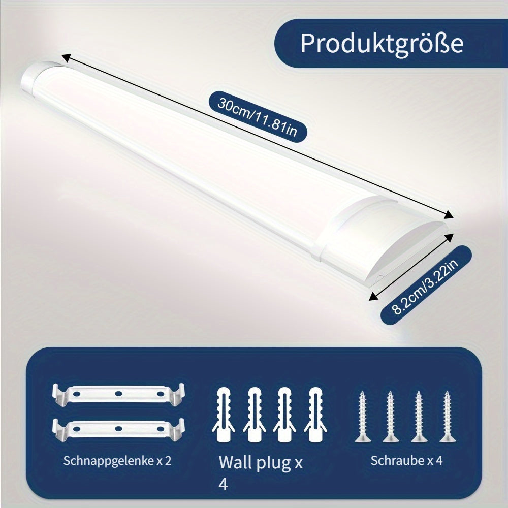 LED-Deckenleuchte, 10W 1FT/30CM Kaltweiß für Zuhause und Büro – Detailansicht 4