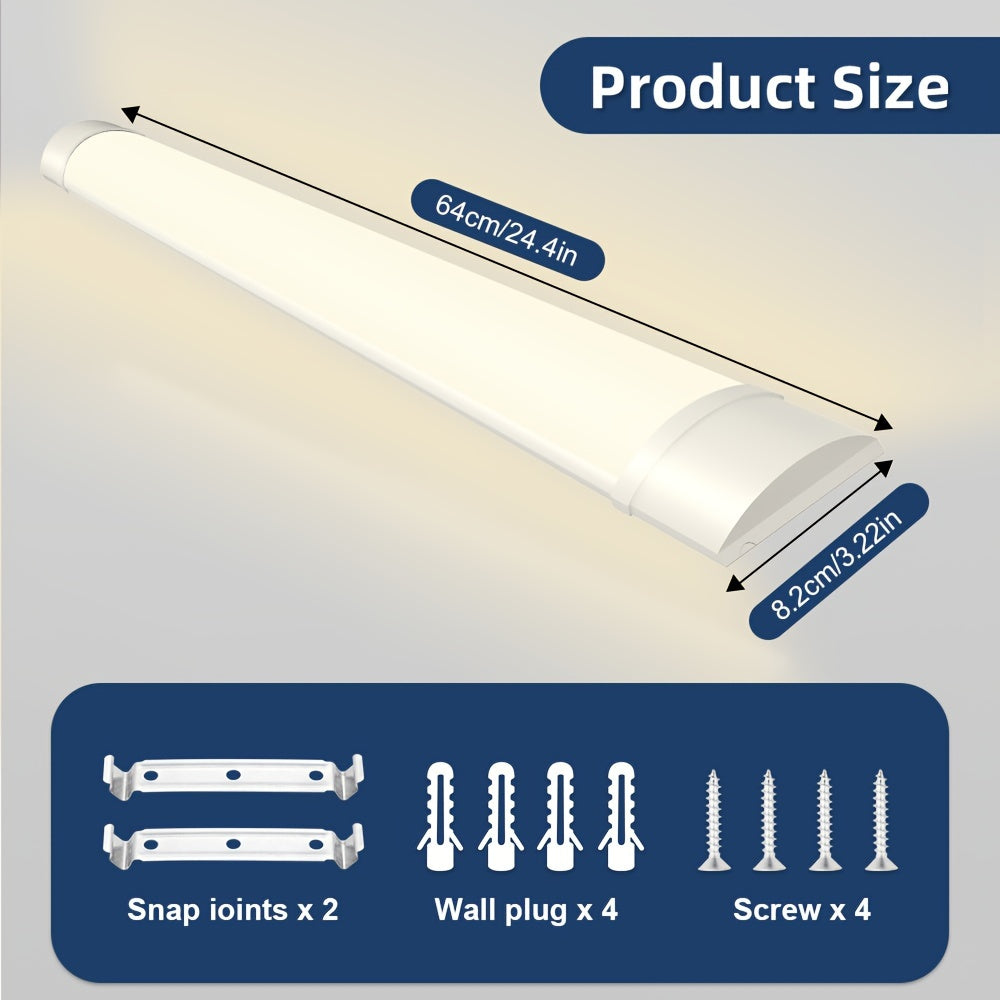 LED-Deckenleuchte, 10W 1FT/30CM Kaltweiß für Zuhause und Büro – Detailansicht 7