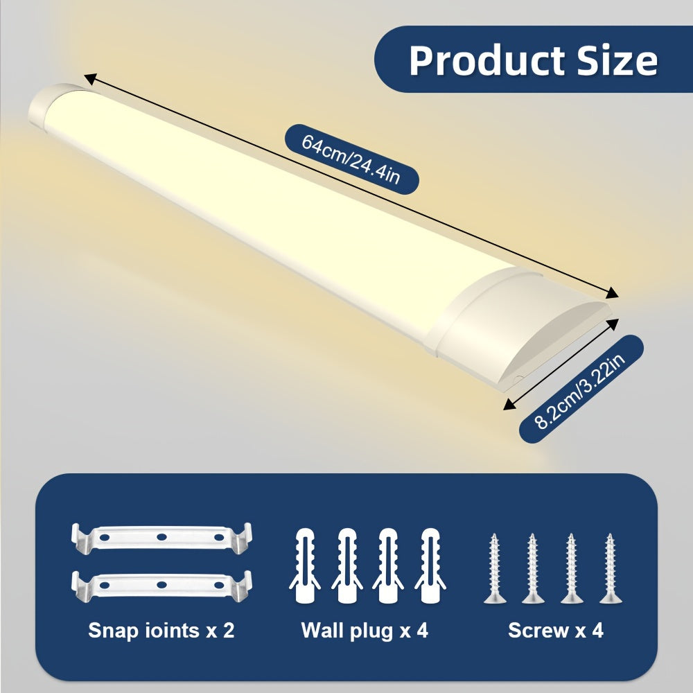 LED-Deckenleuchte, 10W 1FT/30CM Kaltweiß für Zuhause und Büro – Detailansicht 9