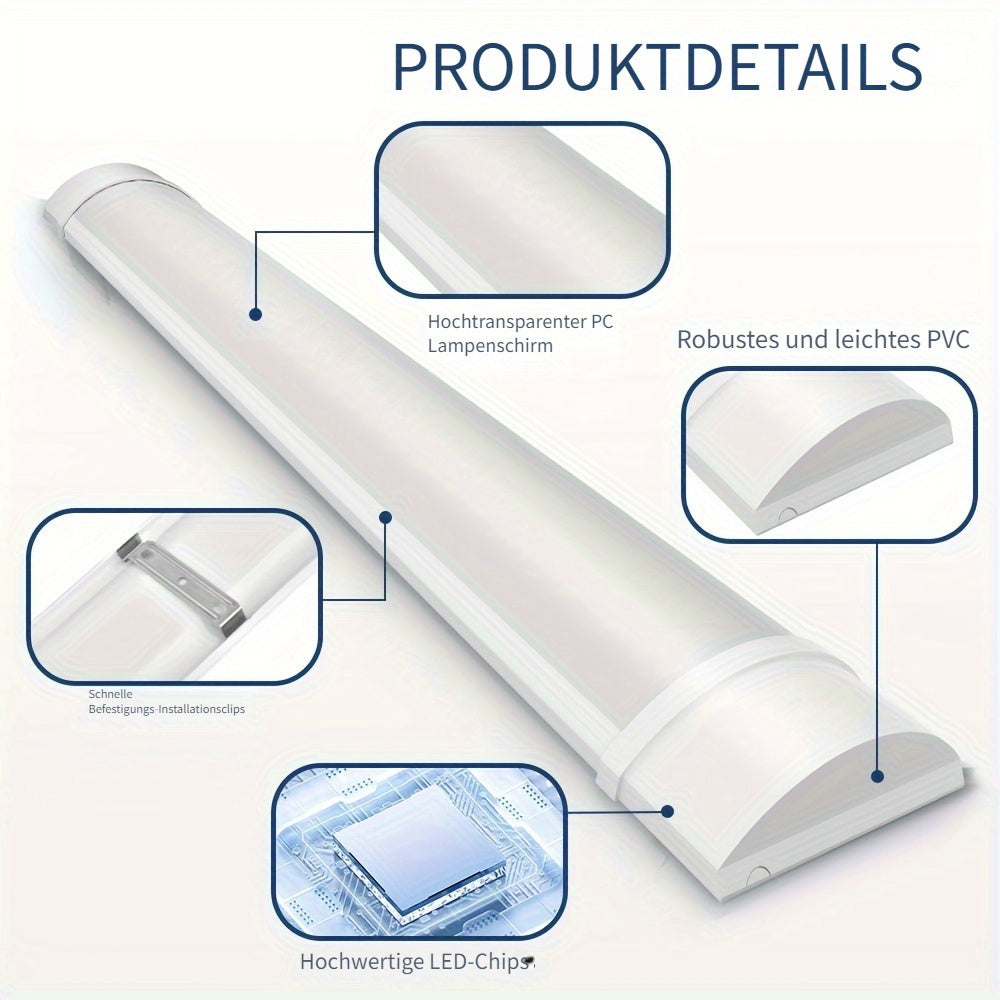 LED-Deckenleuchte, 10W 1FT/30CM Kaltweiß für Zuhause und Büro – Detailansicht 10