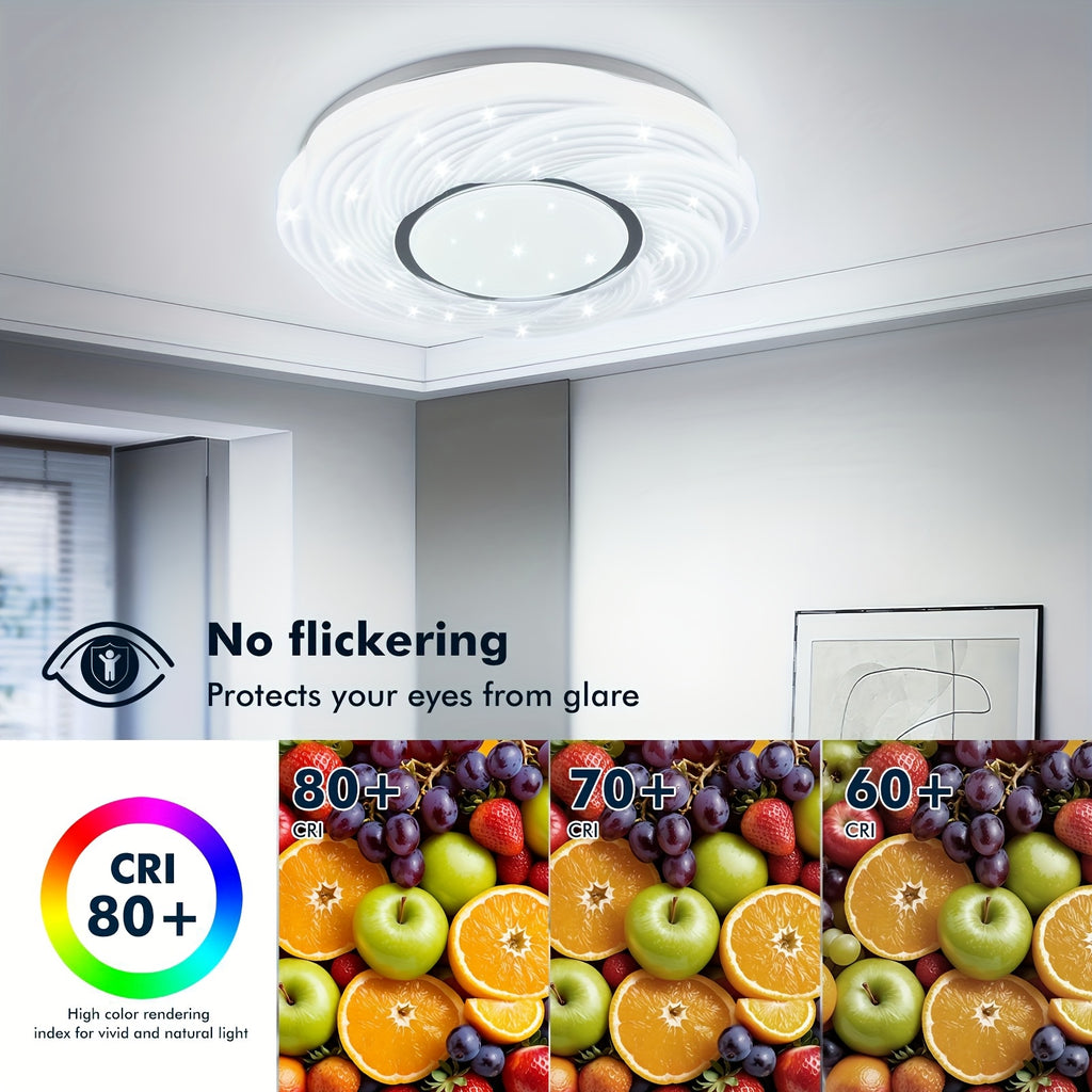 LED-Deckenleuchte, 24W Kaltweiß für unterwegs und Zuhause – Detailansicht 3