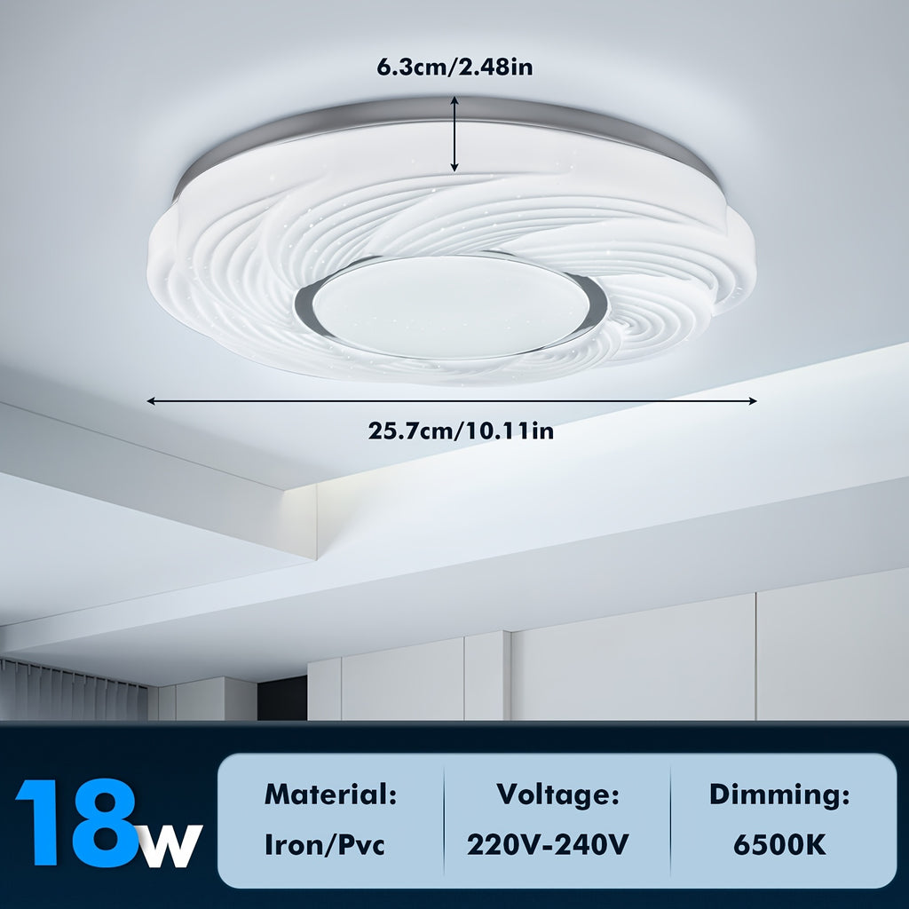 LED-Deckenleuchte, 24W Kaltweiß für unterwegs und Zuhause – Detailansicht 7