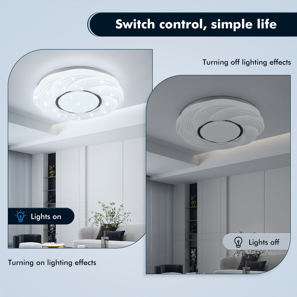 LED-Deckenleuchte, 24W Kaltweiß für unterwegs und Zuhause – Detailansicht 10