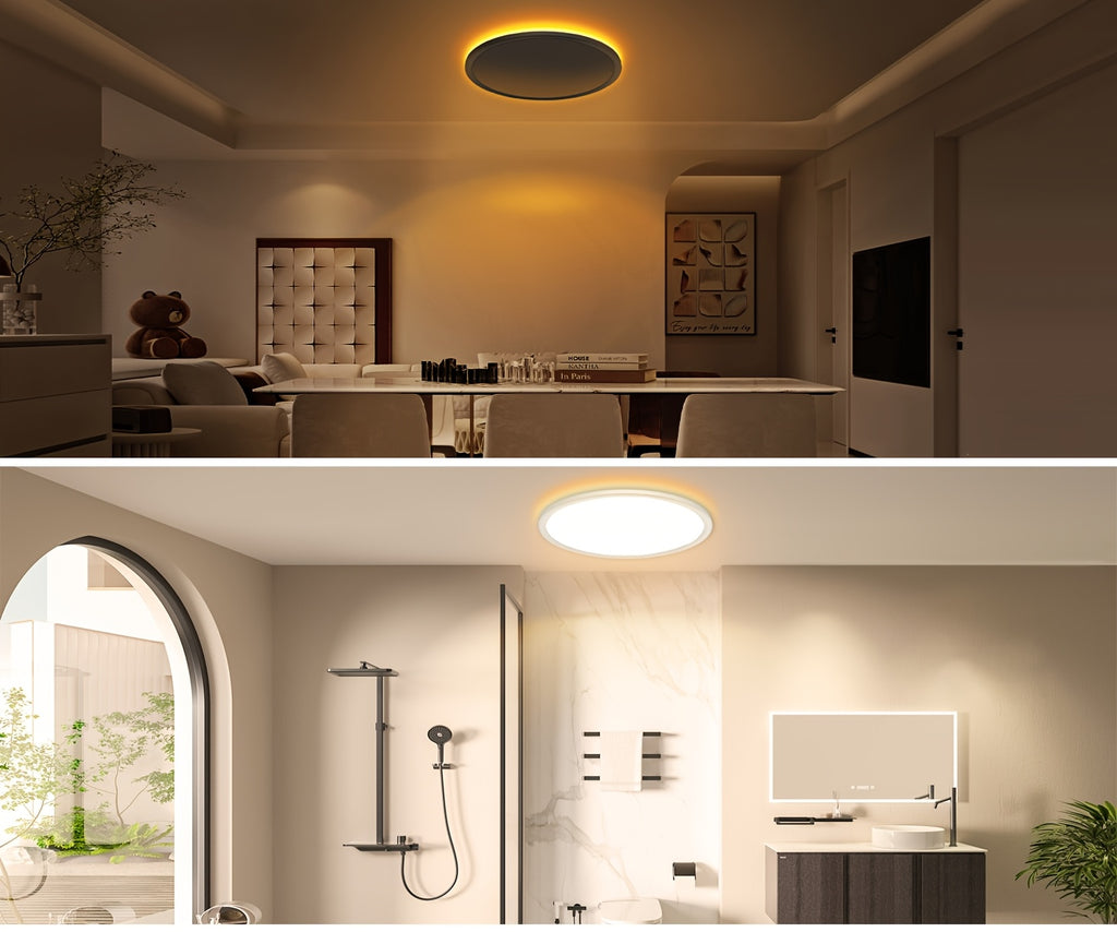 LED-Deckenleuchte, 2St für Zuhause – Detailansicht 8