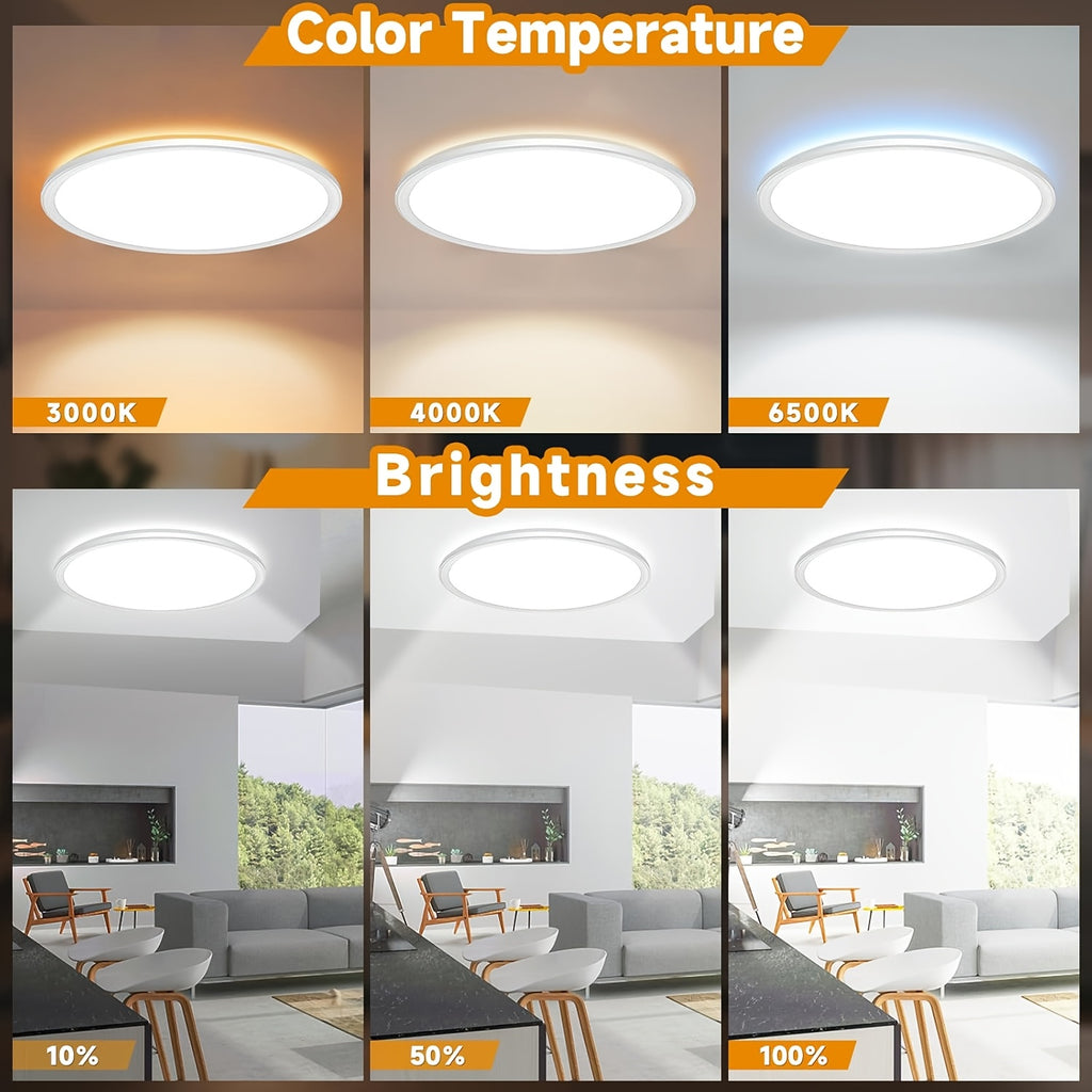 LED-Deckenleuchte, 2St für Zuhause – Detailansicht 10