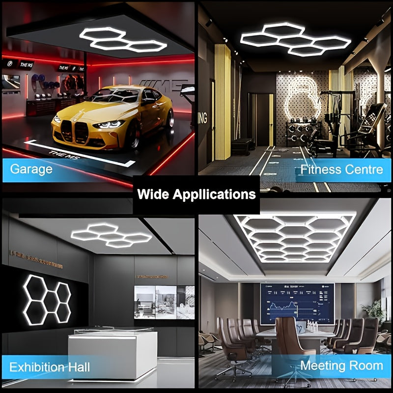 LED-Deckenleuchte, 5 Gitter für unterwegs und Zuhause – Detailansicht 4