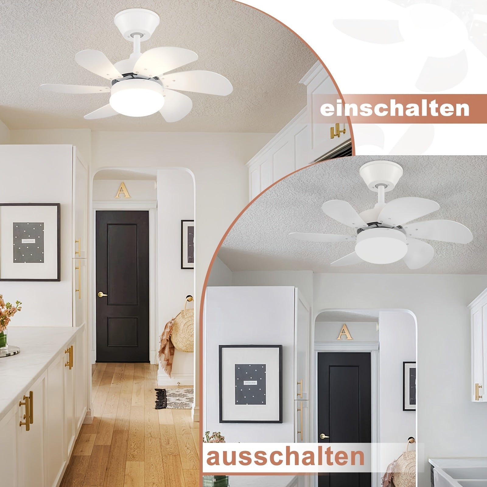 LED-Deckenleuchte, 75 cm für Zuhause und unterwegs – Detailansicht 10