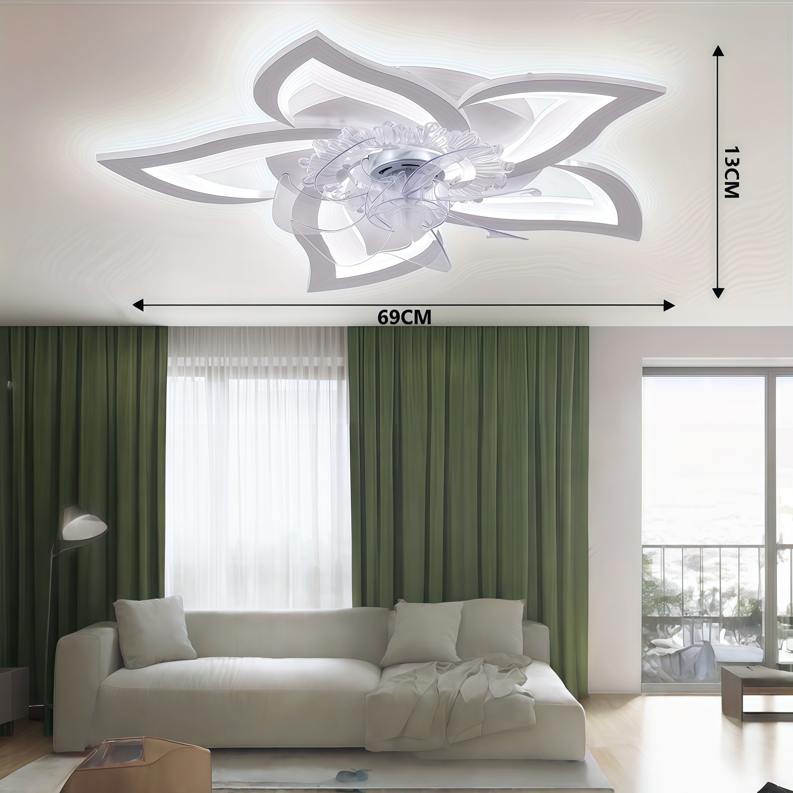LED-Deckenleuchte, LED-Beleuchtung für unterwegs und Zuhause – Detailansicht 4
